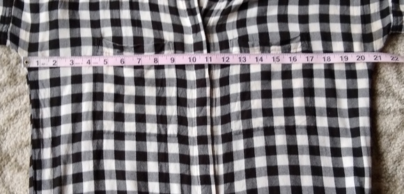 Madewell buffalo plaid Courier shirt dress XS - Picture 7 of 8